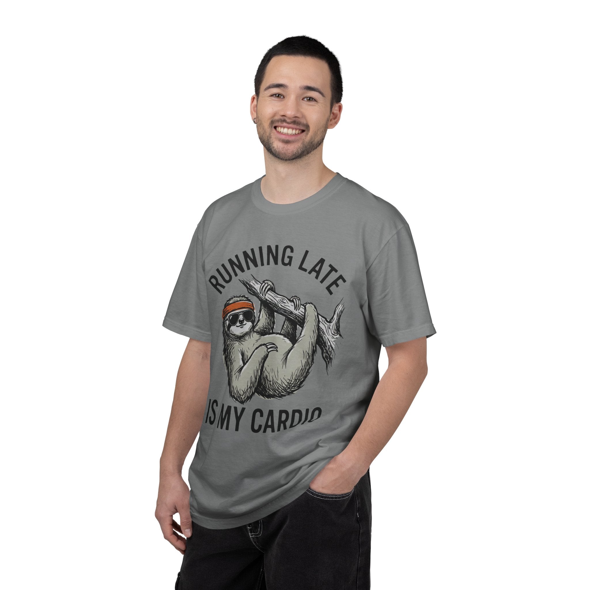 Running late is my Cardio T- Shirt