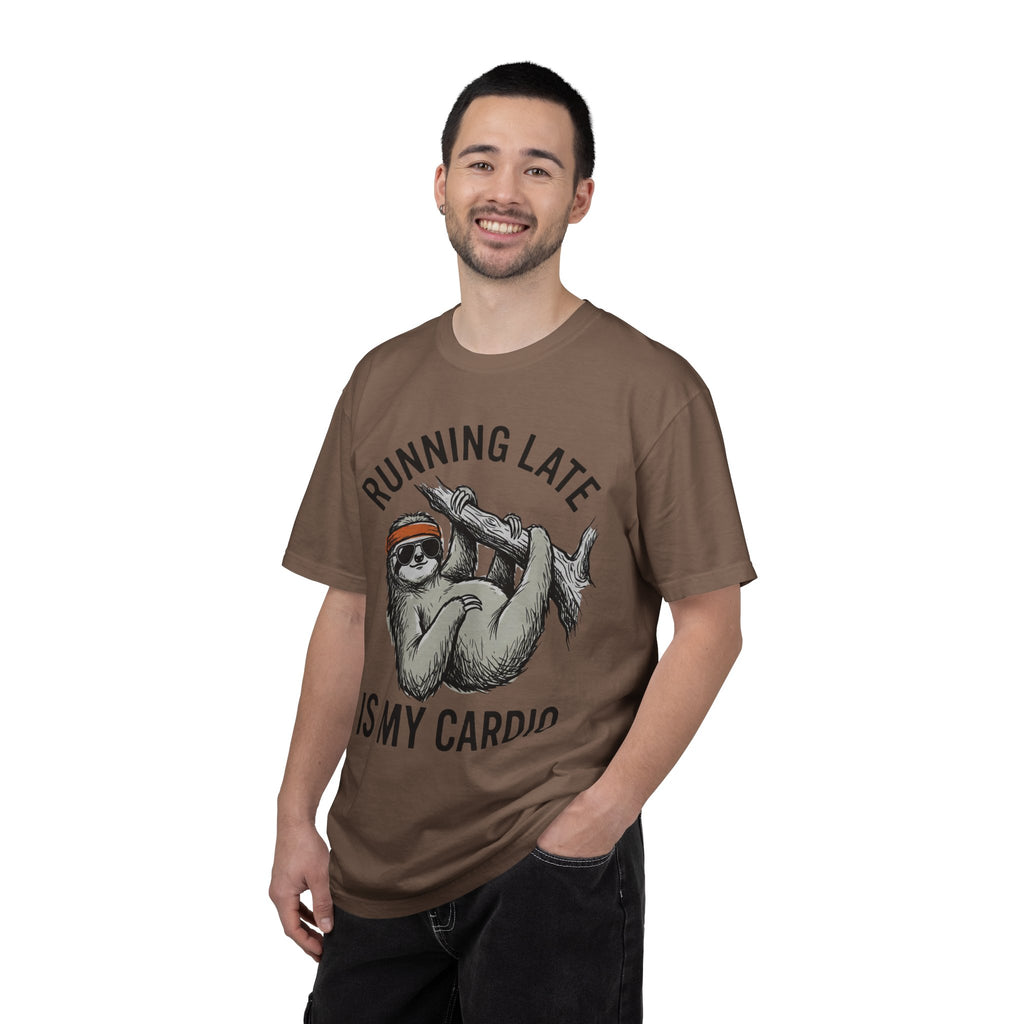 Running late is my Cardio T- Shirt